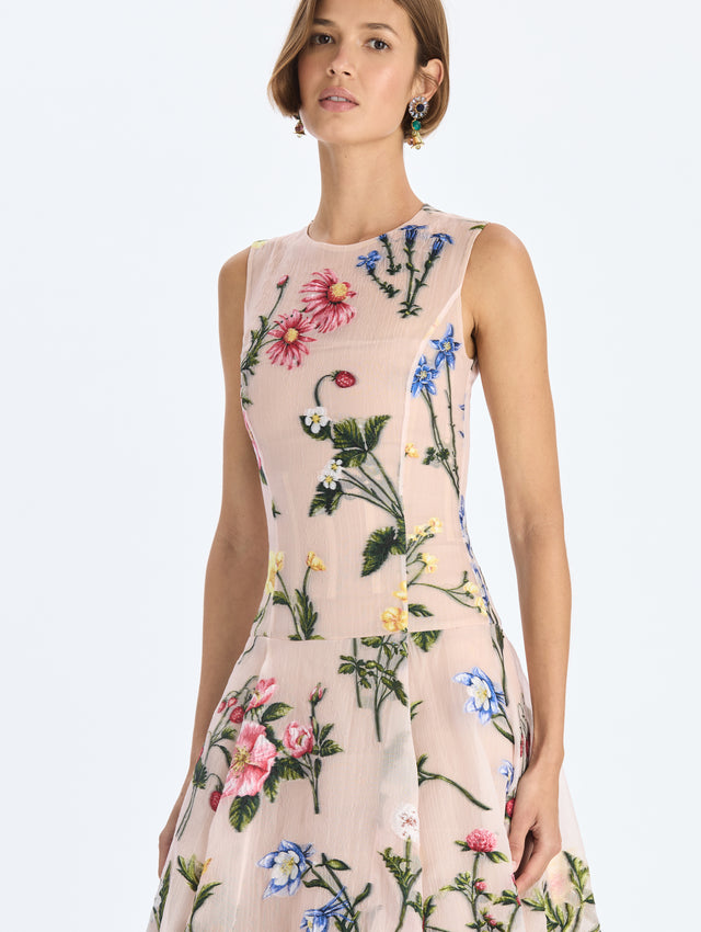 Alpine Meadow Fil Coupé Gown