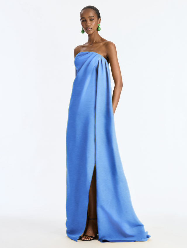Strapless Drape Gown