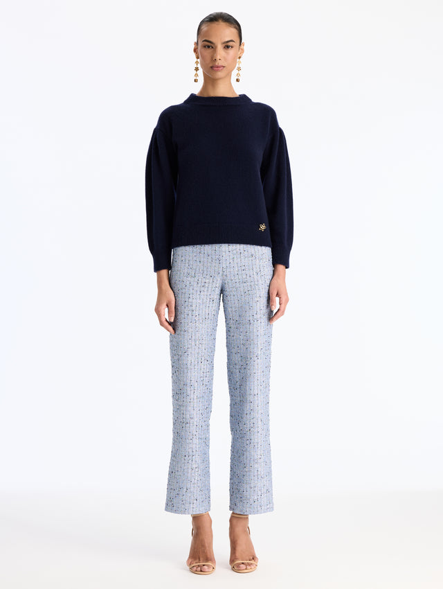 Cashmere Drop Shoulder Pullover