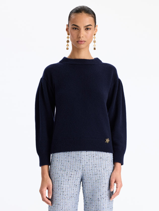 Cashmere Drop Shoulder Pullover