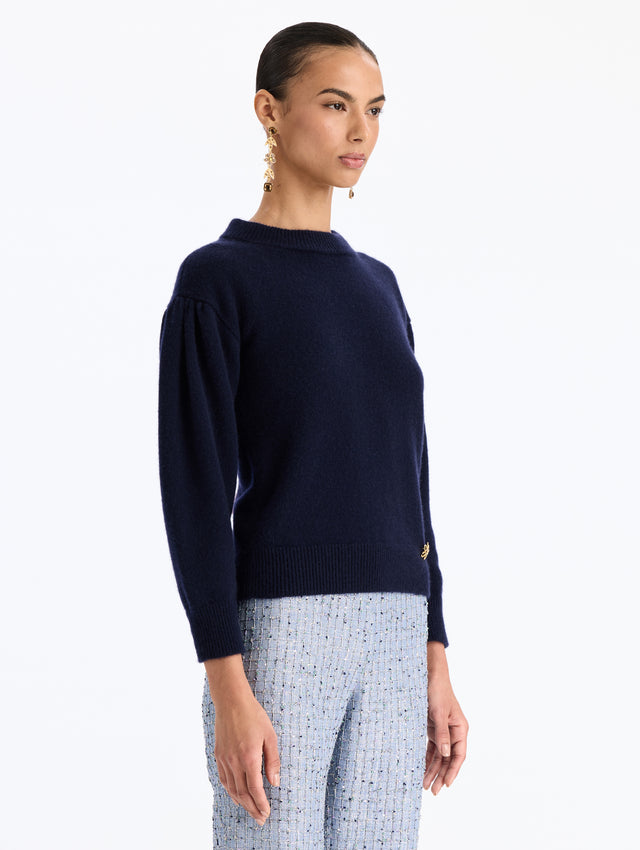 Cashmere Drop Shoulder Pullover