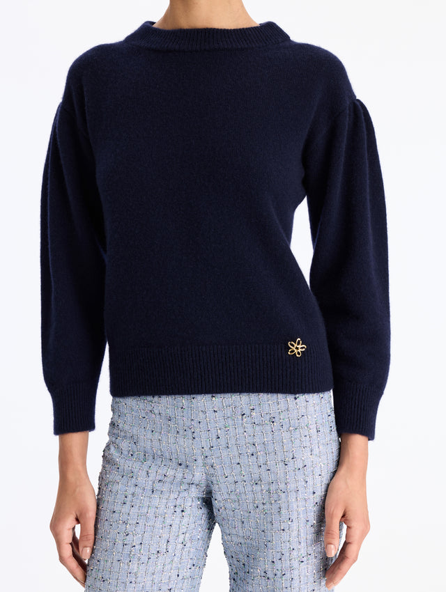 Cashmere Drop Shoulder Pullover