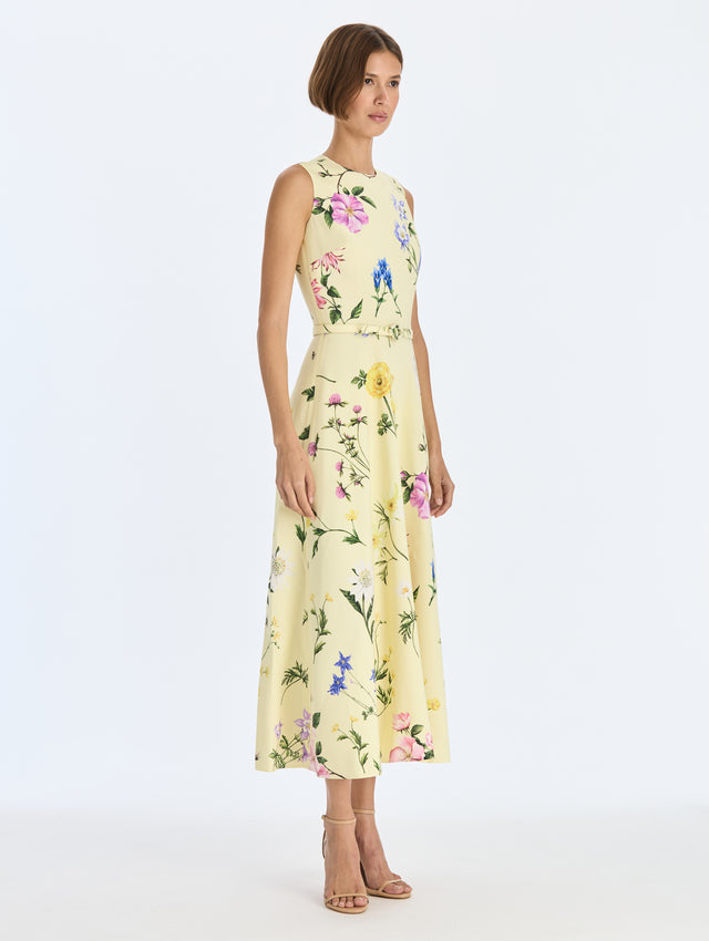 Alpine Meadow Wool Dress