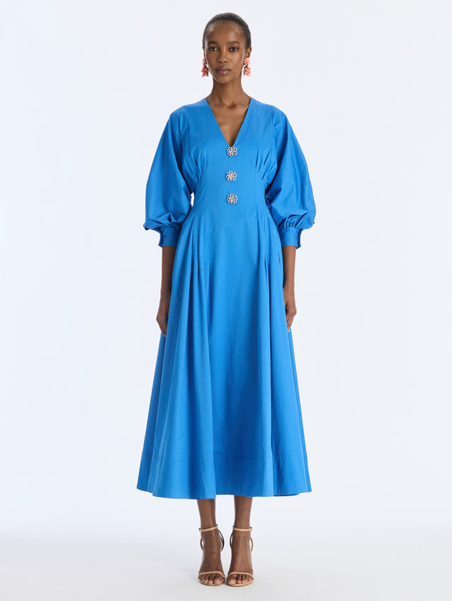 Cotton Stretch Twill Dress