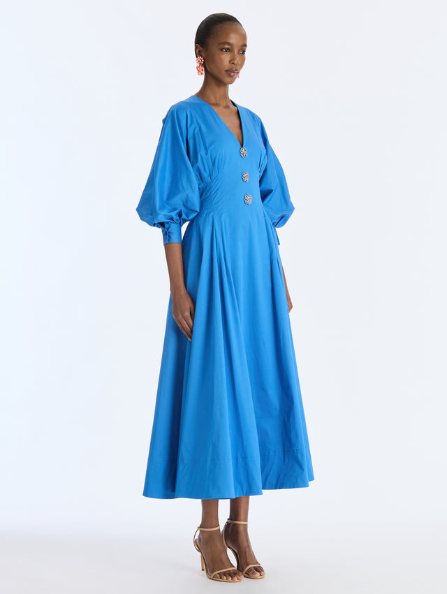 Cotton Stretch Twill Dress