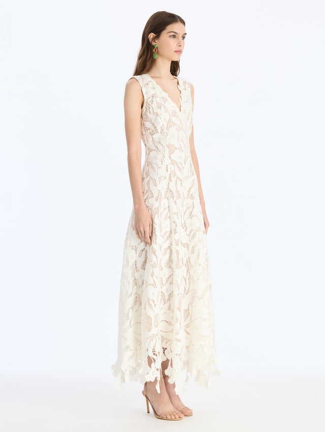 Calla Lily Guipure Dress