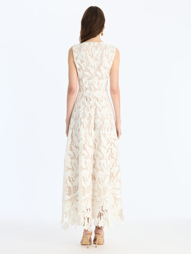 Calla Lily Guipure Dress