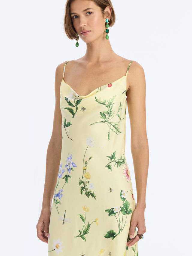 Alpine Meadow Silk Twill Dress