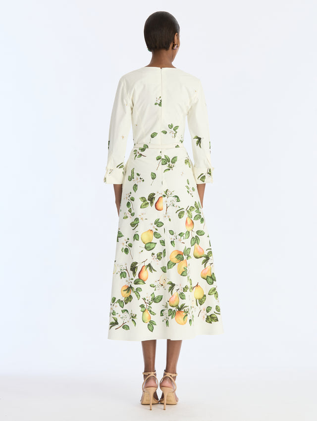Pearl Floral Degrade Poplin Dress