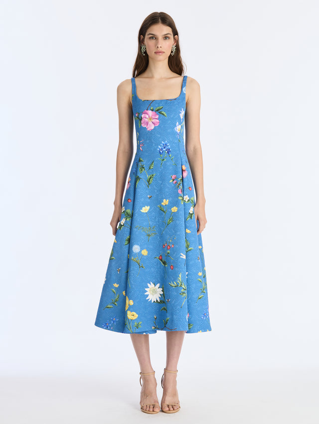 Alpine Meadow Cloque Dress