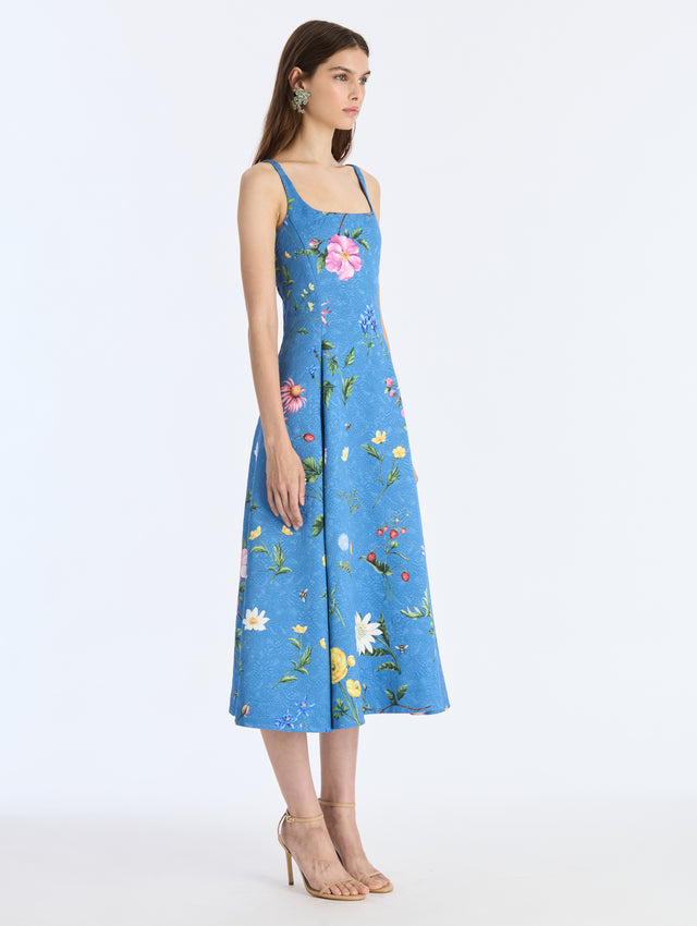 Alpine Meadow Cloque Dress