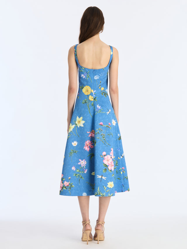 Alpine Meadow Cloque Dress