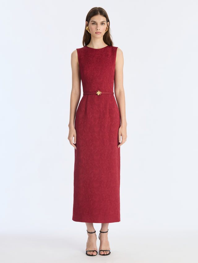 Dyed Cloque Dress