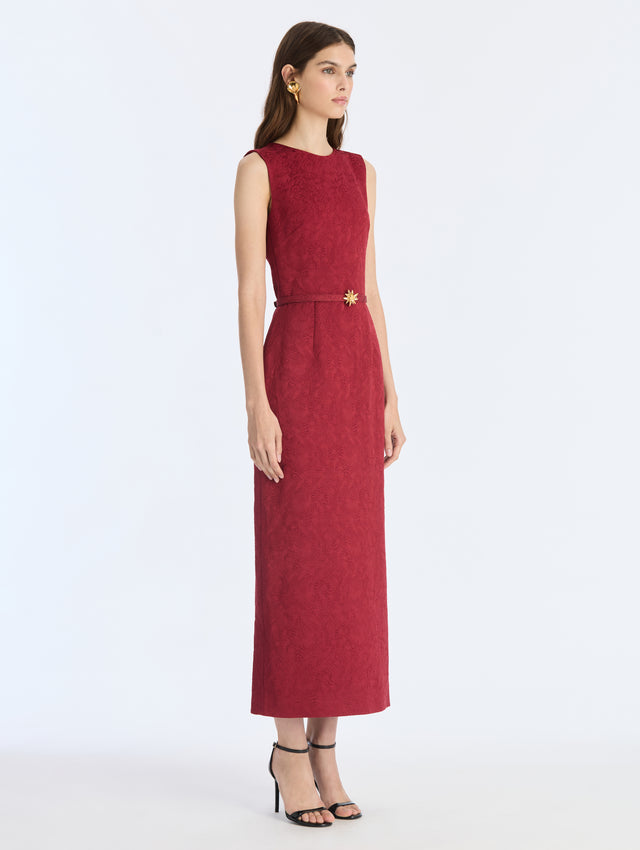 Dyed Cloque Dress