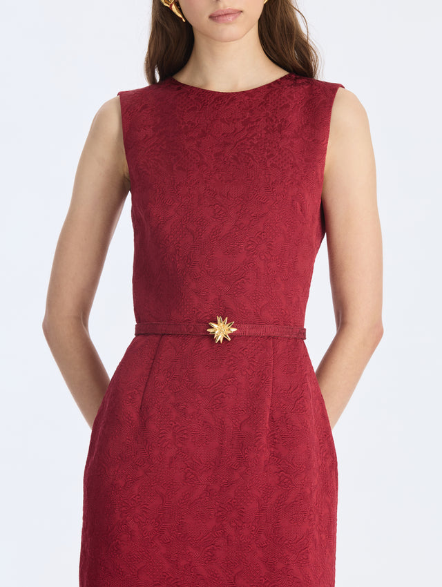 Dyed Cloque Dress