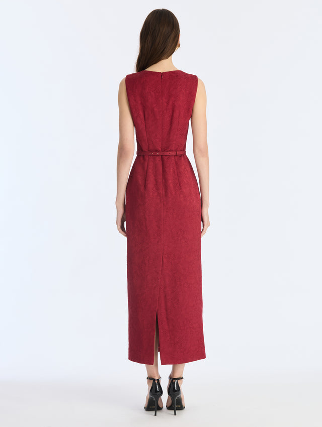 Dyed Cloque Dress