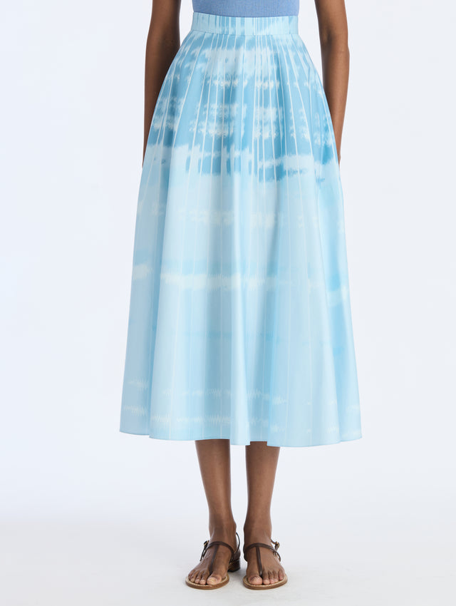 Abstract Houndstooth Circle Skirt