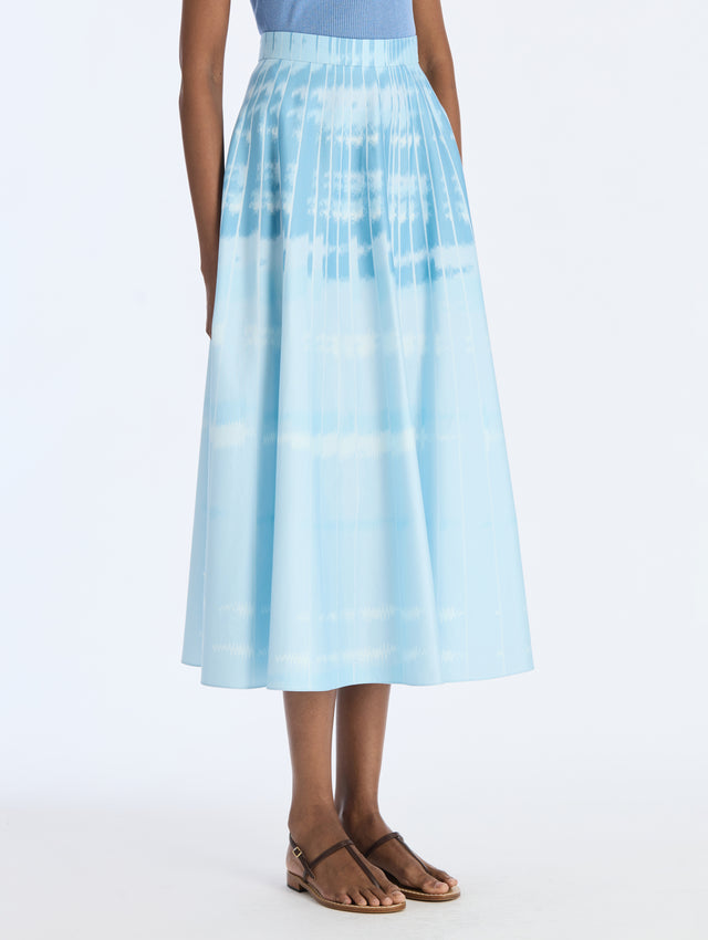 Abstract Houndstooth Circle Skirt