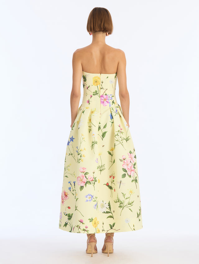 Alpine Meadow Faille Dress