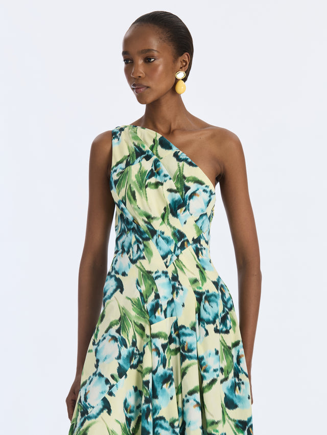 Chine Calla Lily Poplin Dress