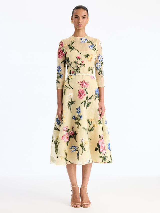 Alpine Meadow Fil Coupé Dress