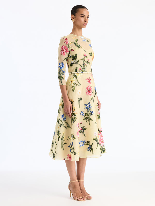 Alpine Meadow Fil Coupé Dress