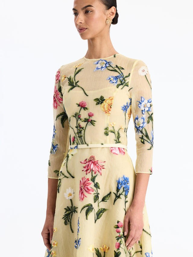 Alpine Meadow Fil Coupé Dress