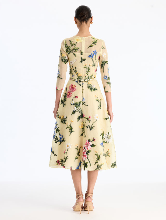 Alpine Meadow Fil Coupé Dress