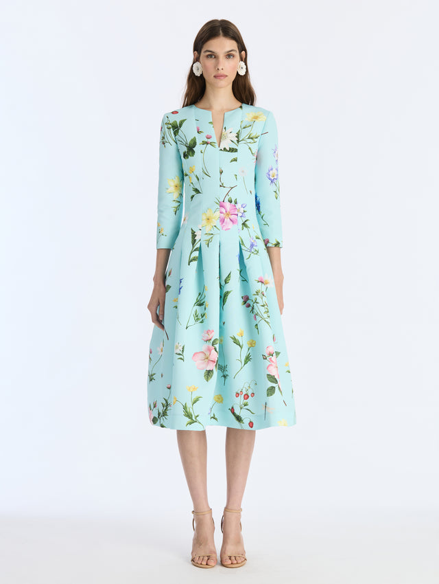 Alpine Meadow Faille Dress