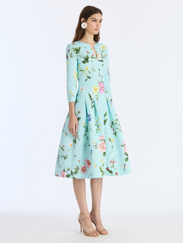 Alpine Meadow Faille Dress