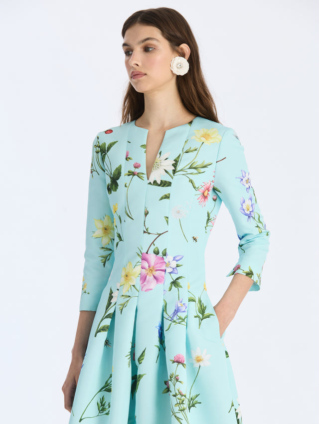 Alpine Meadow Faille Dress