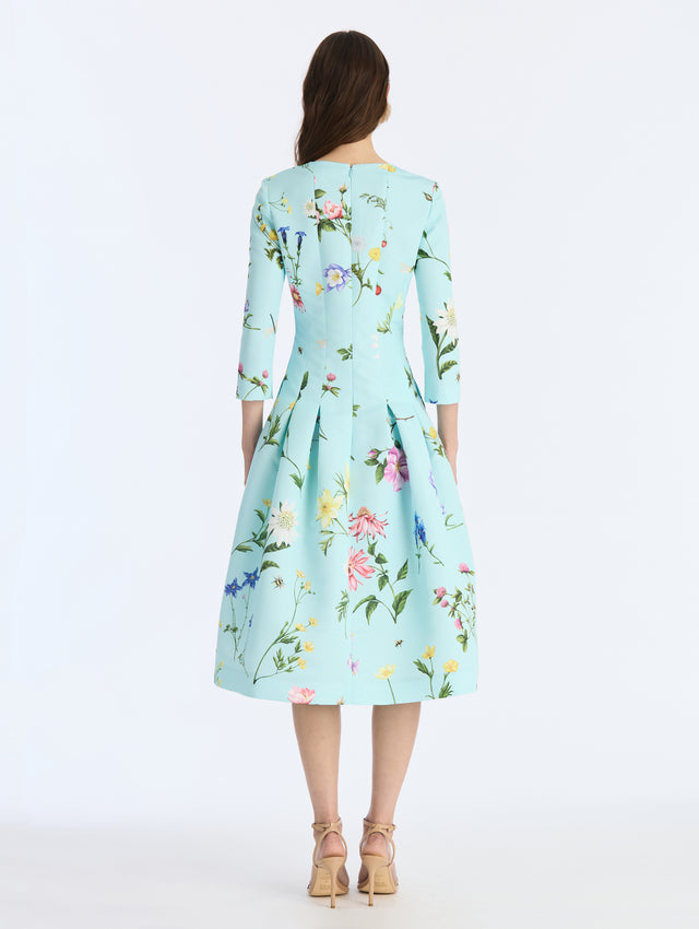 Alpine Meadow Faille Dress
