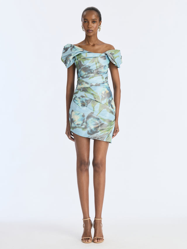 Abstract Calla Lily Dress