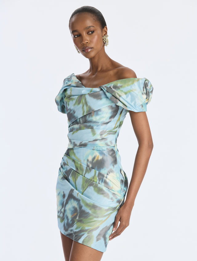 Abstract Calla Lily Dress