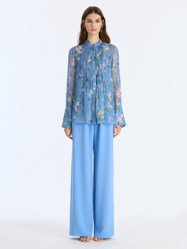 Alpine Meadow Chiffon Blouse
