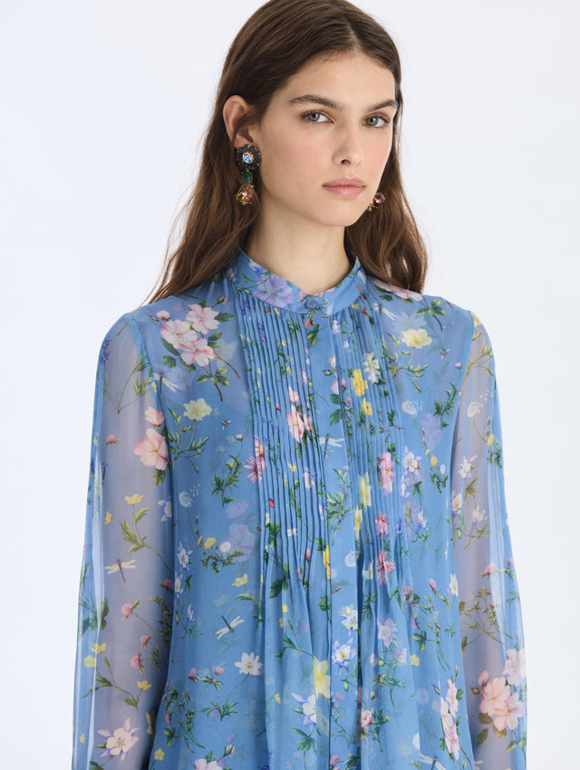 Alpine Meadow Chiffon Blouse