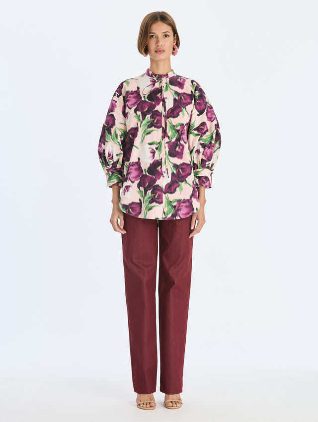Calla Lily Poplin Blouse