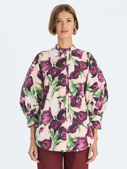 Calla Lily Poplin Blouse