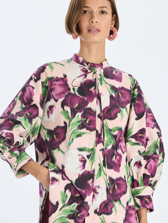 Calla Lily Poplin Blouse