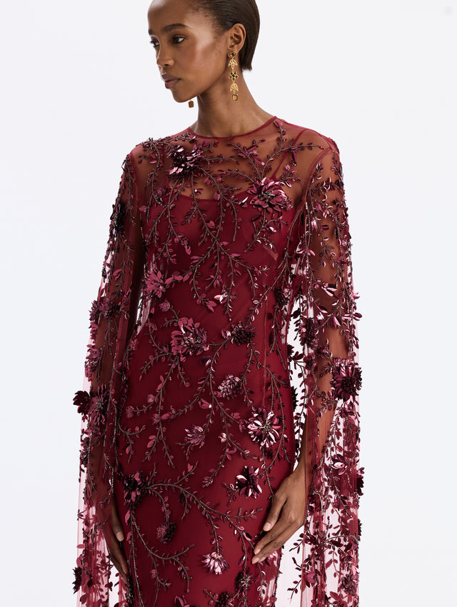 Alpine Sequin Embroidered Caftan