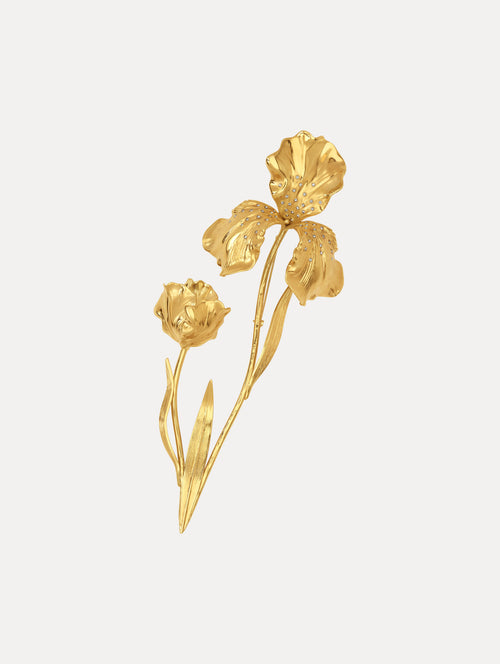 Iris Bouquet Brooch