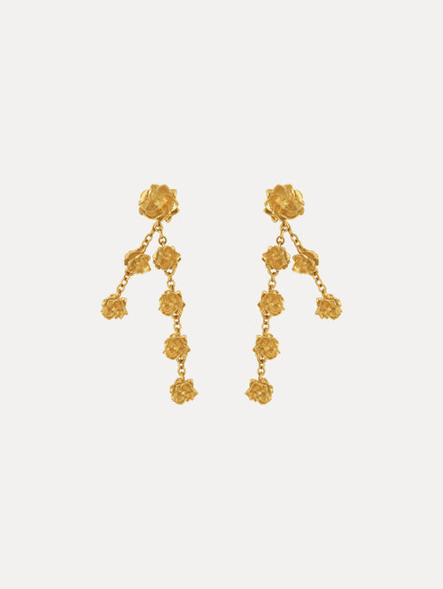 Gardenia Cascade Earrings