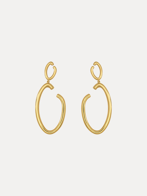 O Drop Earrings