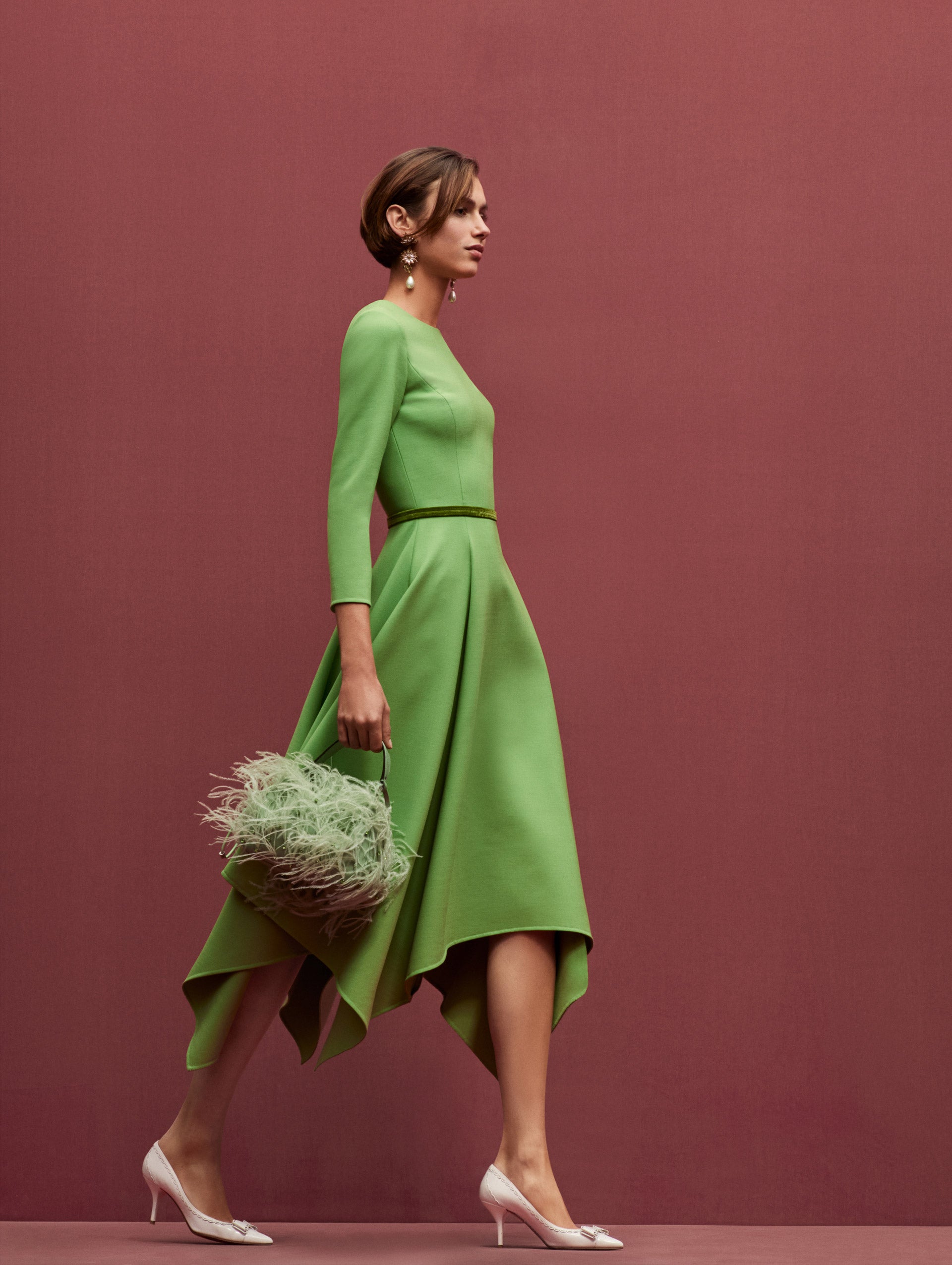 Oscar de la Renta ロイヤルブルー ウール スーツ｜レディース