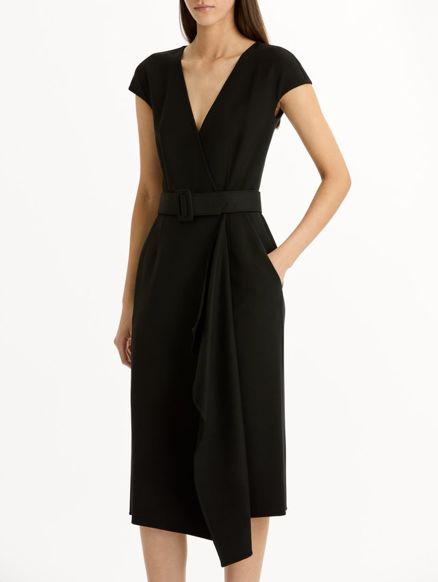 Wool-Blend Pencil Dress