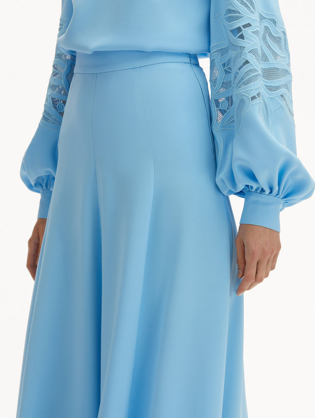 Silk Georgette Skirt