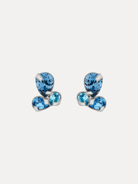 Pear-Cut Cluster Earrings