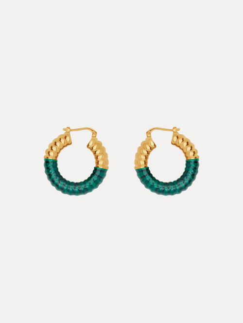 Fluted Stone Hoops